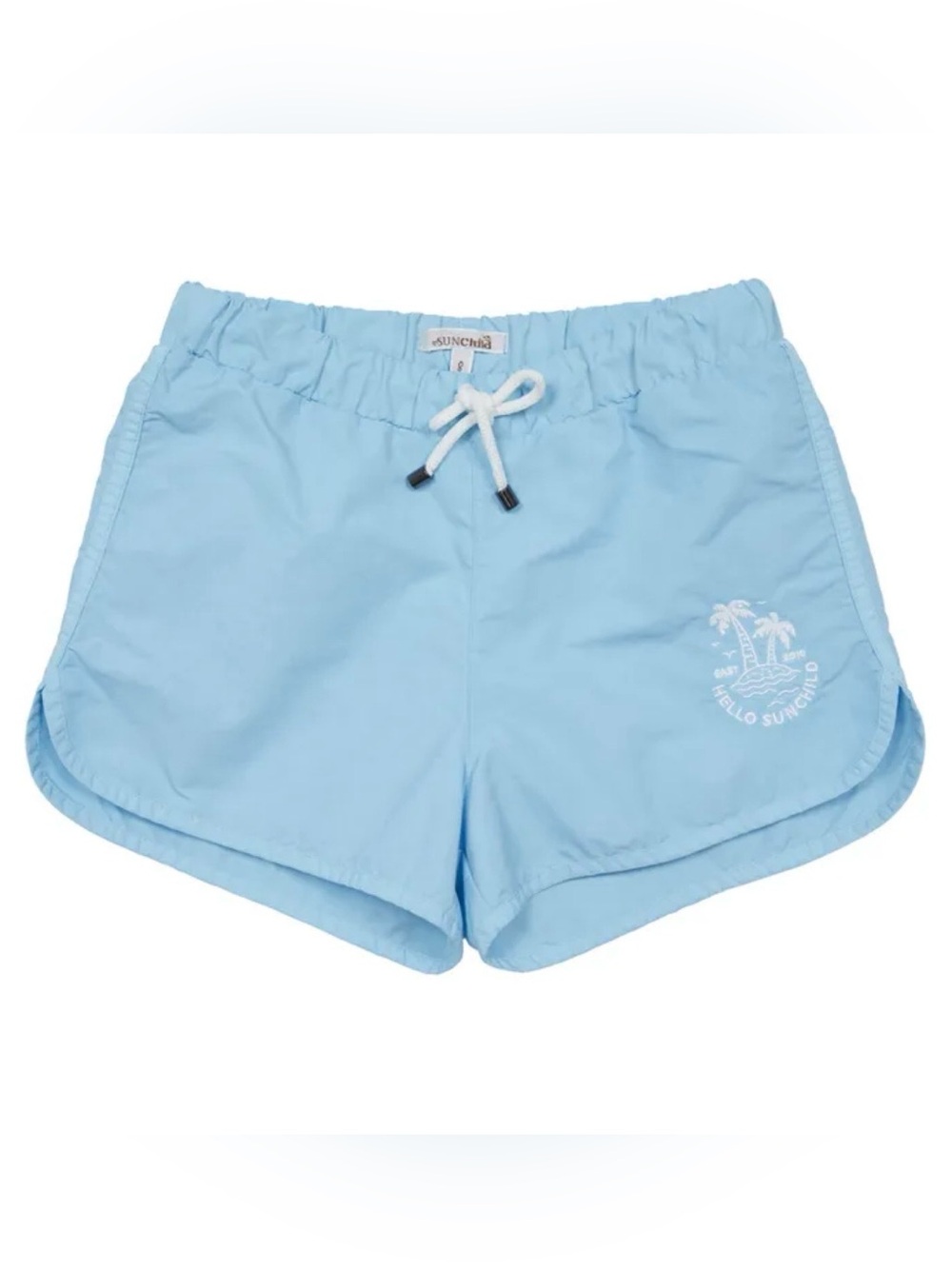 Sunchild Boys Juan Swim Shorts, Light Blue - Size 10